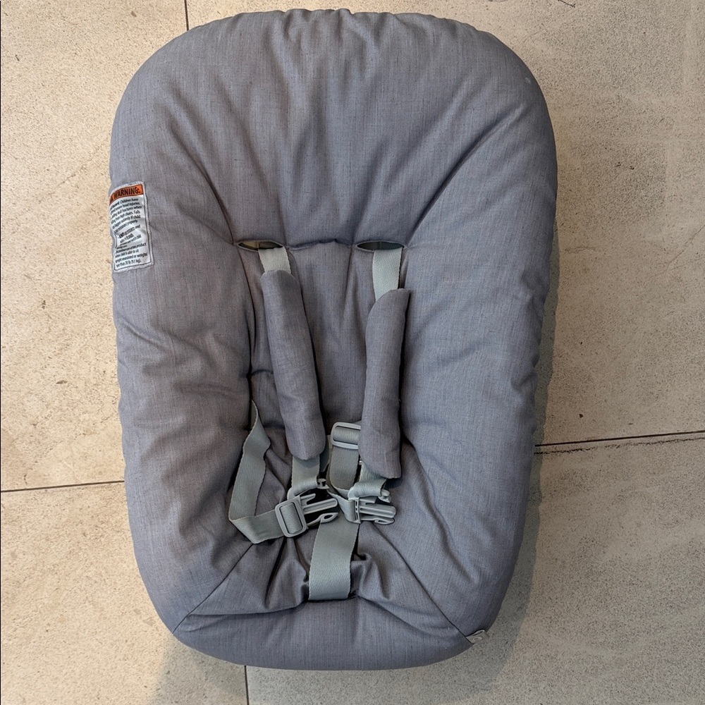 Cozy Gray Infant Seat Pad